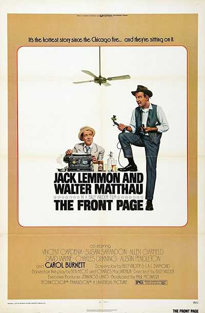 مشاهدة فيلم The Front Page 1974 مترجم